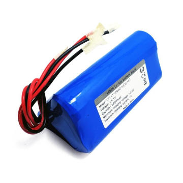 3s1p Triangle 10.8V 11.1V 18650 2600mAh Rechargeable Lithium Ion Battery Pack with PCM and Connector